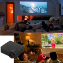 H80 Mini 80 lumens 640 x 480 HD Multimedia LED Projector(Black)