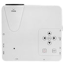 H80 Mini 80 lumens 640 x 480 HD Multimedia LED Projector(White)