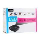 H80 Mini 80 lumens 640 x 480 HD Multimedia LED Projector(White)