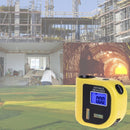 CP-3010 Ultrasonic Distance Measurer with Laser Pointer, Range: 0.5-18m(Yellow)