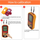 GM-100 Ultrasonic Thickness Meter Tester Gauge Velocity 1.2~225mm(Red)