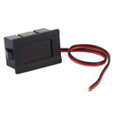 V33D 2 Wires Blue Light Display Mini Digital Voltage Meter, Measure Voltage: DC 4.5-120V