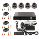 4-CH Embedded Digital Video Recorder Kit (1 / 3 Sony CCD, 420TVL, 24 x IR LED, 6mm Lens, IR Distance: 25m, H.264 (8204EV+622A)