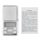 200g x 0.01g Mini Digital Pocket Weighing Scale, Screen Size: 3.5*1.5cm(Silver)