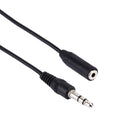 3.5 Male to 2.5 Female Converter Cable, Length: 17cm(Black)