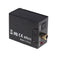 Digital Optical Coax to Analog RCA Audio Converter(Black)