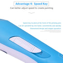 Hand-held 3D Printing Pen, EU Plug(Blue)
