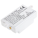 2 Ways Wireless Remote Control Light Touch Switch, Spectrum: 433.92MHz, Remote Control Distance: 30m(White)
