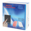 2 Ways Wireless Remote Control Light Touch Switch, Spectrum: 433.92MHz, Remote Control Distance: 30m(White)
