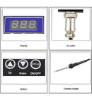 BEST BST-9936 AC 220V Hand Held Type Thermostatic Soldering Station Anti-static Electric Iron, EU Plug(Black)
