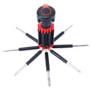 8 in 1 Multifunctional Portable Screwdriver with LED Torch