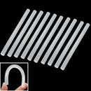 10x Practical Transparent White Hot Melt Glue Stick, Size: 270 x 11mm (10pcs in one packaging, the price is for 10pcs)