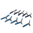 10 x Airplane Clip Unlocking Lockpicks Picklock Tools for Kinds of Locks