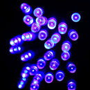 3m String Decoration Light, For Christmas Party, 30 LED, 2-Mode Flash, Battery Powered(Blue Light)