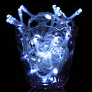 3m String Decoration Light, For Christmas Party, 30 LED, 2-Mode Flash, Battery Powered(White Light)