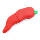 Hot Pepper Shape 16GB USB Flash Disk(Red)