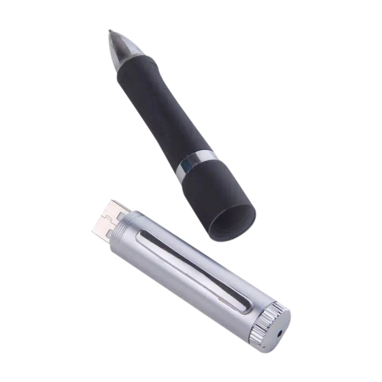 2 in 1 Pen Style USB Flash Disk, Black (8GB)