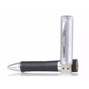 2 in 1 Pen Style USB Flash Disk, Black (8GB)