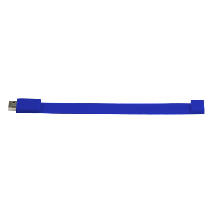 16GB Silicon Bracelets USB 2.0 Flash Disk(Dark Blue)