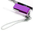 Mini Rotatable USB Flash Disk (2GB), Purple