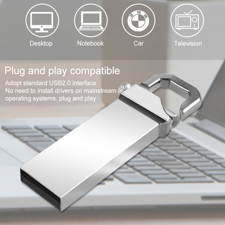 32GB Metallic Keychains Style USB 2.0 Flash Disk