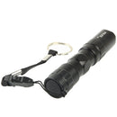 POLICE Super Bright 3W LED Flashlight Torch , Tail cap Switch, with Keychain, Length: 9.5cm(Black)