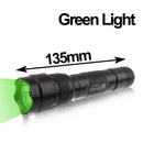 UltraFire WF-502B 3W 200lm Flashlight , CREE LED, 1-mode, Green Light(Black)