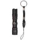 3W LED Mini Flashlight Light Torch Lamp with Strap(Black)