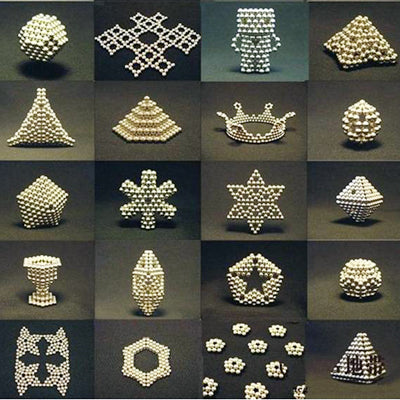 DIY Magic Puzzle / Buckyballs Magnet Balls with 50pcs Magnet Balls (Black)