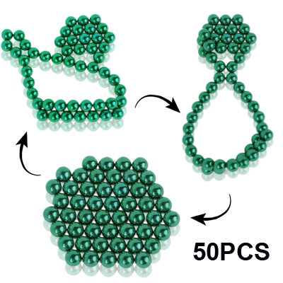 DIY Magic Puzzle / Buckyballs Magnet Balls with 50pcs Magnet Balls (Turquoise)