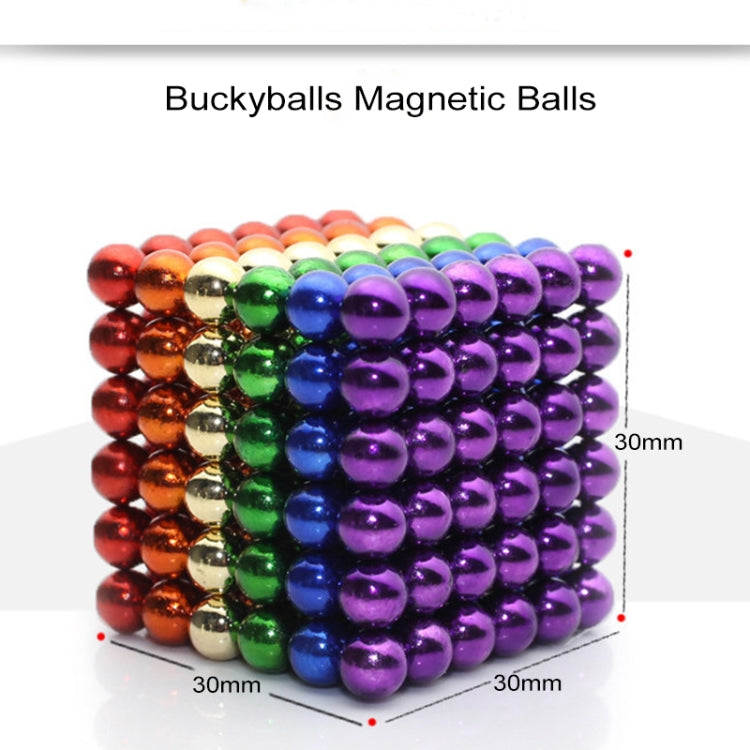 216 PCS Buckyballs Magnetic Balls / Magic Puzzle Magnet Balls(Gold)