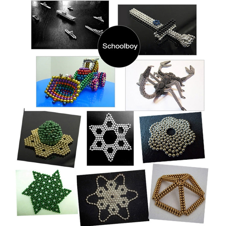 216 PCS Buckyballs Magnetic Balls / Magic Puzzle Magnet Balls(Gold)