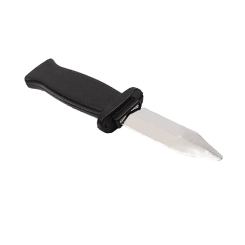 Tricky Retractable Plastic Knife, Fun Gag Toy(Black)