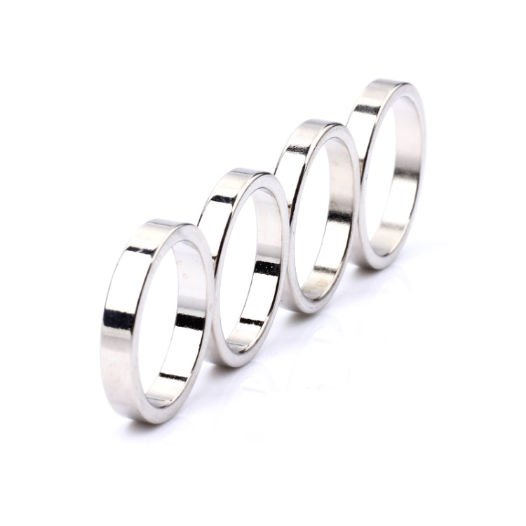 Inner Diameter 19mm Magnetic PK Ring Magic Props(Silver)