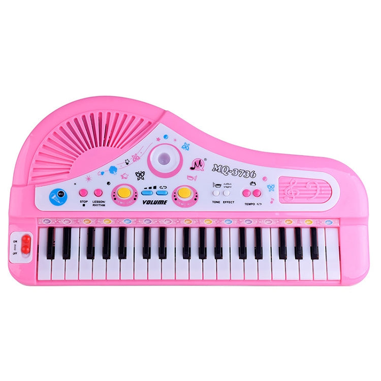 Electronic Organ Keyboard 37-key Electronic Piano with Stands & Microphone, Random Color Delivery