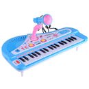 Electronic Organ Keyboard 37-key Electronic Piano with Stands & Microphone, Random Color Delivery