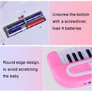 Electronic Organ Keyboard 37-key Electronic Piano with Stands & Microphone, Random Color Delivery