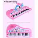 Electronic Organ Keyboard 37-key Electronic Piano with Stands & Microphone, Random Color Delivery