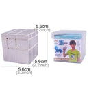 Zhisheng Ice Unicorn 3rd-Order Brushed Mirror Brain Speed Puzzle Magic Cube (Silver + White)