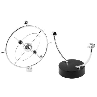 Magnetic Balance Kinetic Orbital Desk Decoration(Silver)