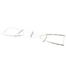 12mm Newton is Cradle Balance Ball Physics Science Fun Desk Toy(Silver)