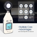 BENETECH Digital Light Lux Meter for Factory / School / House Various Occasion, Range: 0-200,000 Lux (GM1010)(White)