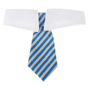 Pet Dog Bow with Hook Loop Sticky(Blue)