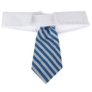 Pet Dog Bow with Hook Loop Sticky(Blue)
