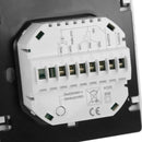 LCD Display Air Conditioning 2-Pipe Programmable Room Thermostat for Fan Coil Unit(White)