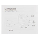 CP-3001 Ultrasonic Distance Measurer Laser Point with 1m Tape Measurer