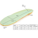 1 Pair Sports Shock Absorption Breathable Soft Thick Sweat Absorbent Insoles for Men / Women, Size: S(35-41 Yards)(Black)