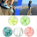 2 PCS Fashion Sports Fluorescent Color Flat Shoelaces(Green)