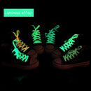 2 PCS Fashion Sports Fluorescent Color Flat Shoelaces(Blue)