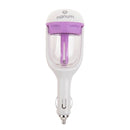 Nanum 50mL 180 Degree Rotation Aromatherapy Air Purifier Humidifier with Light, only for DC 12V Car Auto(Purple)